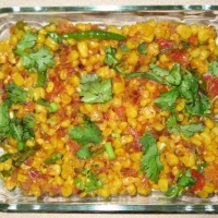Pakistani Corn Curry Appetizer