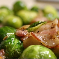Serbian Brussel Sprout and Bacon Appetizer