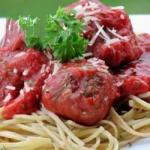 Italian Italian Spaghetti Sauce with Meatballs Recipe Appetizer