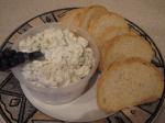 American Blue Cheese Baguette Spread Appetizer