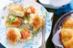 Canadian Dill Buns With Smoked Salmon and Pickled Cucumber Recipe Appetizer