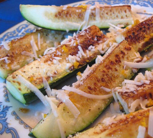 American Parmesan Zucchini Spears Appetizer