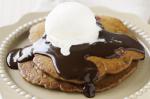 American Chocolate And Mixed Berry Pancakes With Chocolate Sauce Recipe Dessert