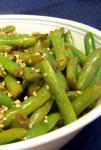 American Wok or Skillet Asianstyle Fresh Green Beans Dinner