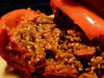 American Black Bean Mushroom  Quinoa Stuffed Bell Peppers Dessert