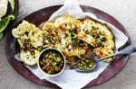 American Cauliflower Steaks With Olive And Herb Salsa Recipe Appetizer