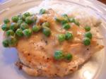 American Spring Chicken Fricassee With Peas Dinner