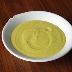 American Soup of Zucchini and Lemon Zest Appetizer