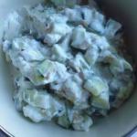 American Salad of Cucumber mashto Khiyaar Appetizer