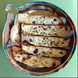 Canadian Biscotti with Cherries and Pistachios Dessert