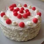 Birthday Cake Red Velvet to Strawberries Tagada Trademark recipe