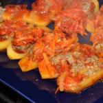 Potatoes Stuffed with Sausage Meat recipe
