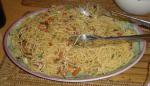 American Lindas Greek Pasta With Shrimp Dinner