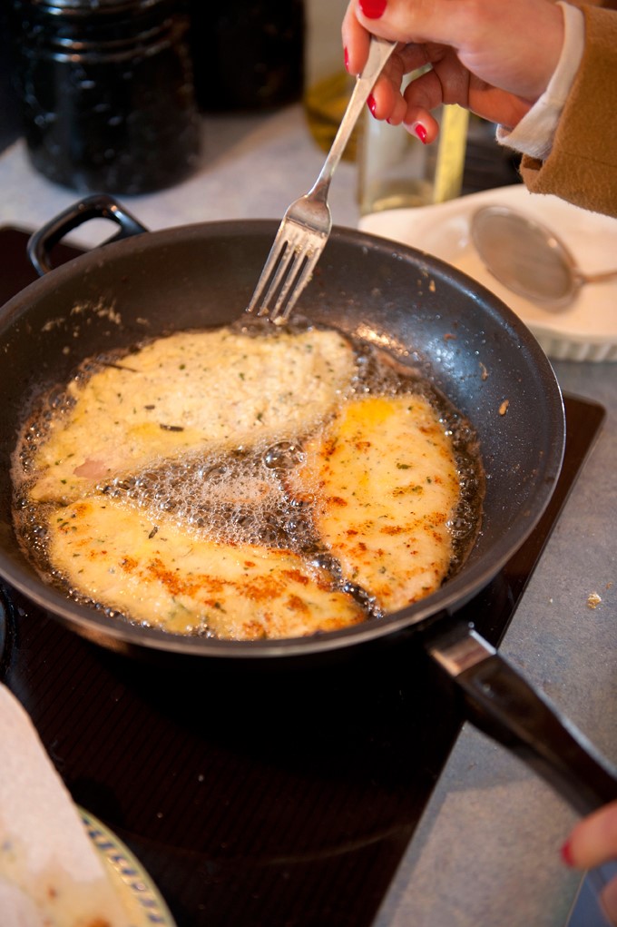 Italian Herbcrumbed Chicken cotoletta Di Pollo Appetizer