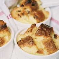Bulgarian Creamy Bread Pudding Dessert