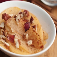 American Fried Apples with Bacon and Pecans Appetizer