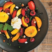 Fruit Salad With Sweet Almond Ricotta recipe