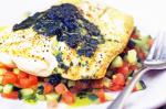 American Panfried Blueeye Trevalla With Coriander Paste Recipe Appetizer