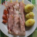 American Rolls of Asparagus with Ham Appetizer