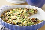 Canadian Mushroom And Broccollini Crustless Quiche Recipe Appetizer