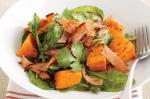 Canadian Roasted Sweet Potato Salad With Crispy Ham And Spinach Recipe Dessert
