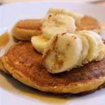 Swedish Pancakes with Bananas Breakfast