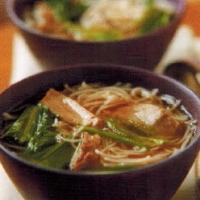 Chinese Rice Noodle Soup With Duck Soup