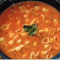 Canadian Tomato Soup With Pasta And Basil Soup