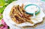 Canadian Prawn Skewers With Pistachio Dukkah Recipe BBQ Grill