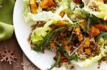 Canadian Pumpkin and Rocket Salad With Herb Stuffing Crumbs Recipe Appetizer