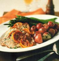 Canadian Veal Cutlets with Lemon-garlic Sauce Dinner