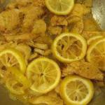 American Lemon Chicken with Lemon Juice Dinner