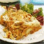 American Lasagna with Flageolet Beans and Lentils Appetizer