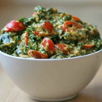 French Wilted Kale Salad Appetizer
