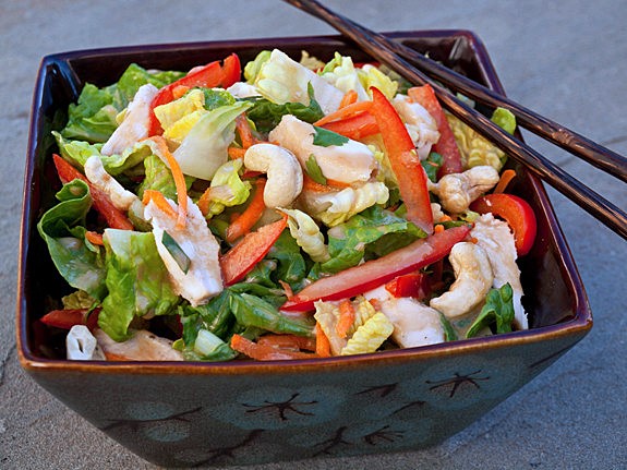 Chinese Chinese Chicken Salad with Sesame Ginger Dressing  Once Upon a Chef Appetizer