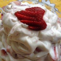 American Strawberries Mascapone Cream Dessert