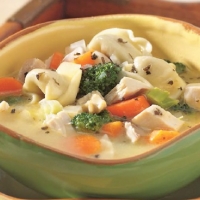 Chicken-Tortellini Soup recipe