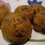 American Mini Pumpkin Sage Balls with Balsamic Creme Fraiche Recipe Appetizer