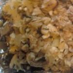 American Mushroom Onion Matzo Kugel Recipe Appetizer