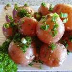 American New Potatoes with Caper Sauce Recipe Appetizer