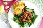 American Barbecued Balsamic Prawns With Garlic And Thyme Butter Recipe Appetizer