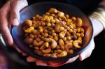 Indian Spiced Chickpea and Cashew Mix Recipe Appetizer