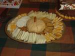 American Pumpkin Shaped Cheese Ball Appetizer