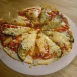 Italian Pizza with Eggplant Dinner