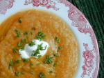 American Baked Winter Squash Soup Appetizer