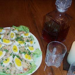 Portuguese Portuguese Rice and Salt Cod Salad Appetizer
