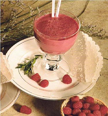 Canadian Raspberry Smoothie Drink