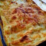 Salmon Lasagna and Zucchini recipe