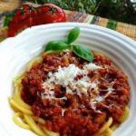 American Spaghetti with Meat Sauce Ground Beef Appetizer