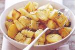 American Crispy Rosemary And Garlic Potatoes Recipe Appetizer